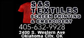 S & S Textiles, Inc. Sponsorship Banner